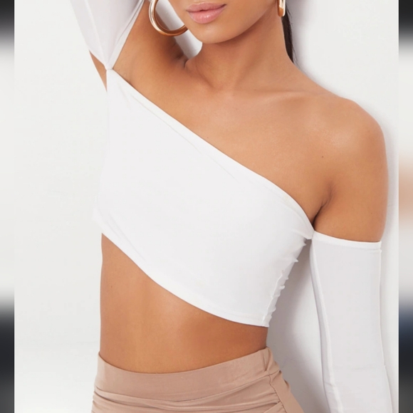 LA Seduction long sleeve crop top - Picture 2 of 6